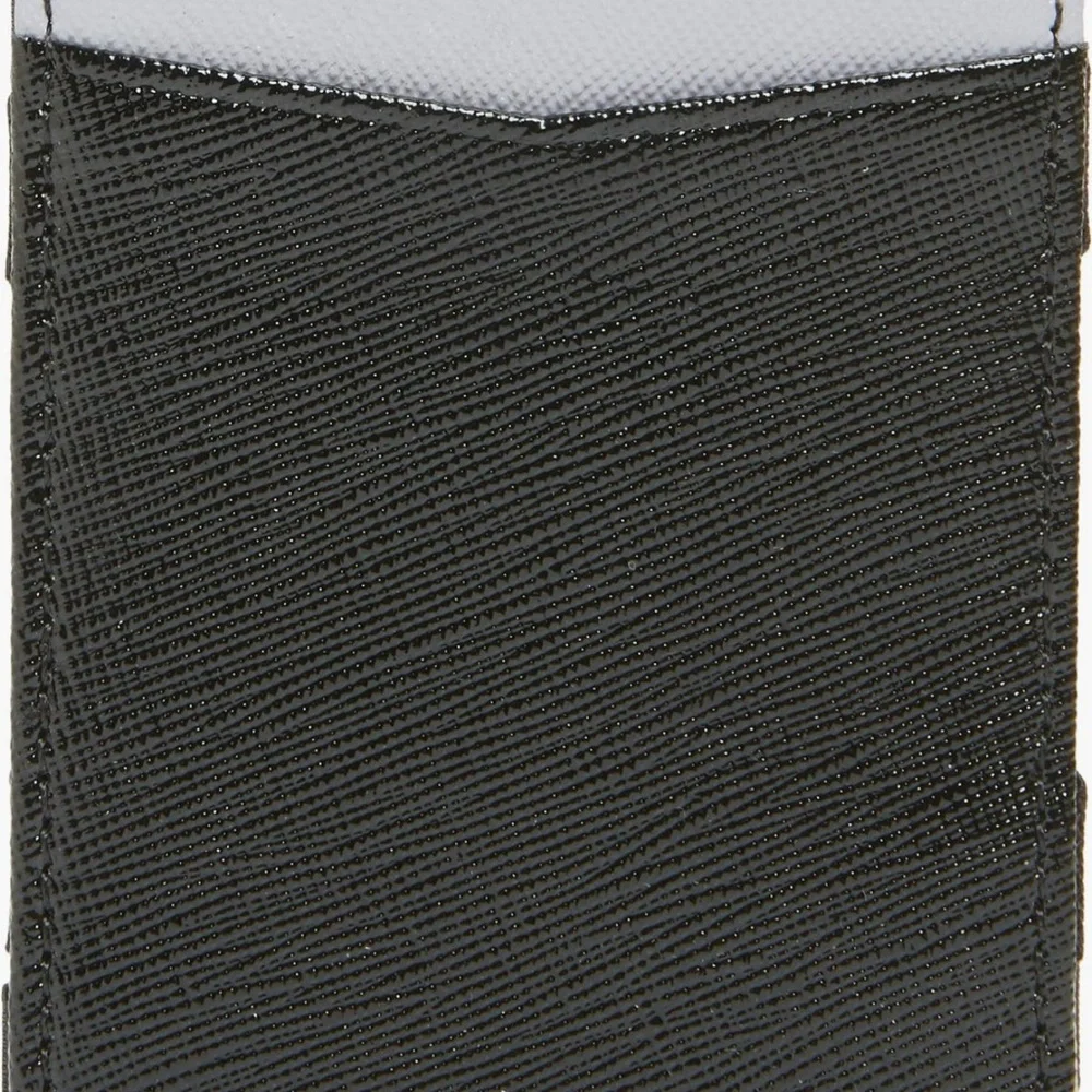 NWT Nordstrom  Black Leather cardholder wallet